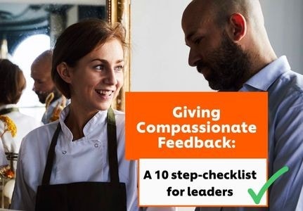 10-step checklist on how to give compassionate feedback